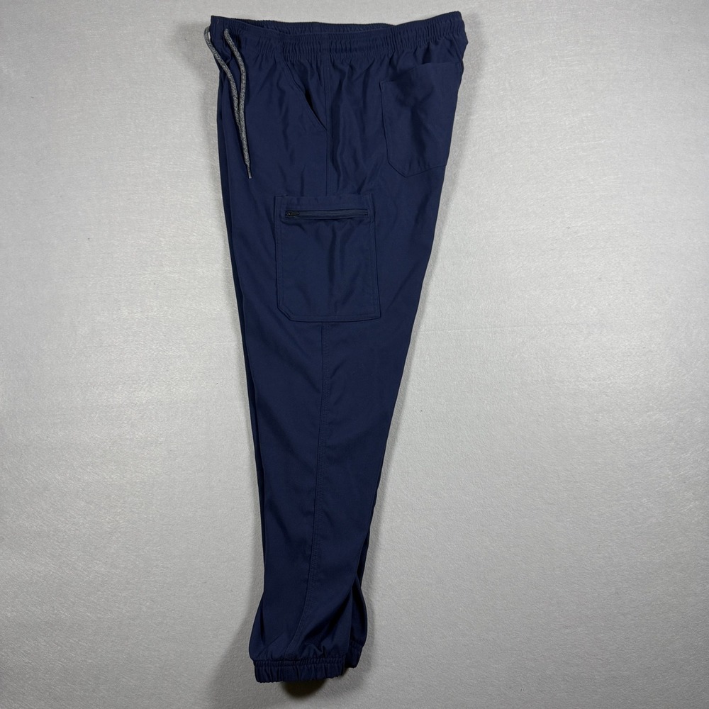 Carhartt Men Ripstop cargo scrub pants Jogger Petite M Blue Nylon Drawstring - Picture 8 of 13